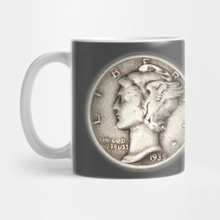 1939 Dime Coin Mug